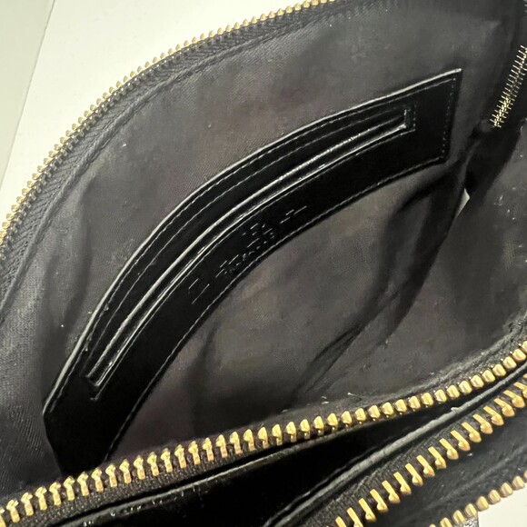 ZARA Trafaluc Black Crossbody Chain Strap Bag Handbag Purse - Picture 6 of 11